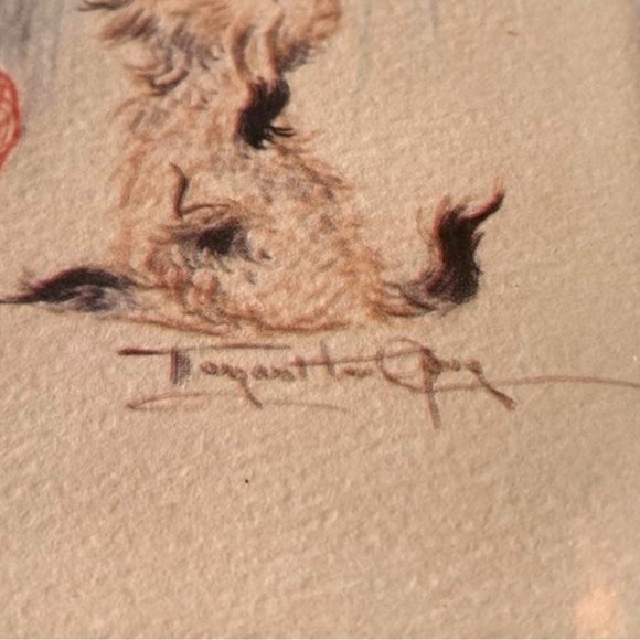 VINTAGE Prints - Little Girl & Boy Saying Bedtime Prayers - Nursery - Picture 7 of 8